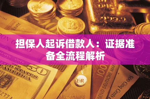 北京担保人起诉借款人：证据准备全流程解析