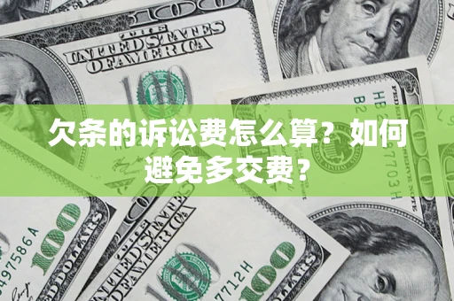 北京欠条的诉讼费怎么算？如何避免多交费？