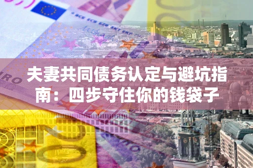 北京夫妻共同债务认定与避坑指南：四步守住你的钱袋子